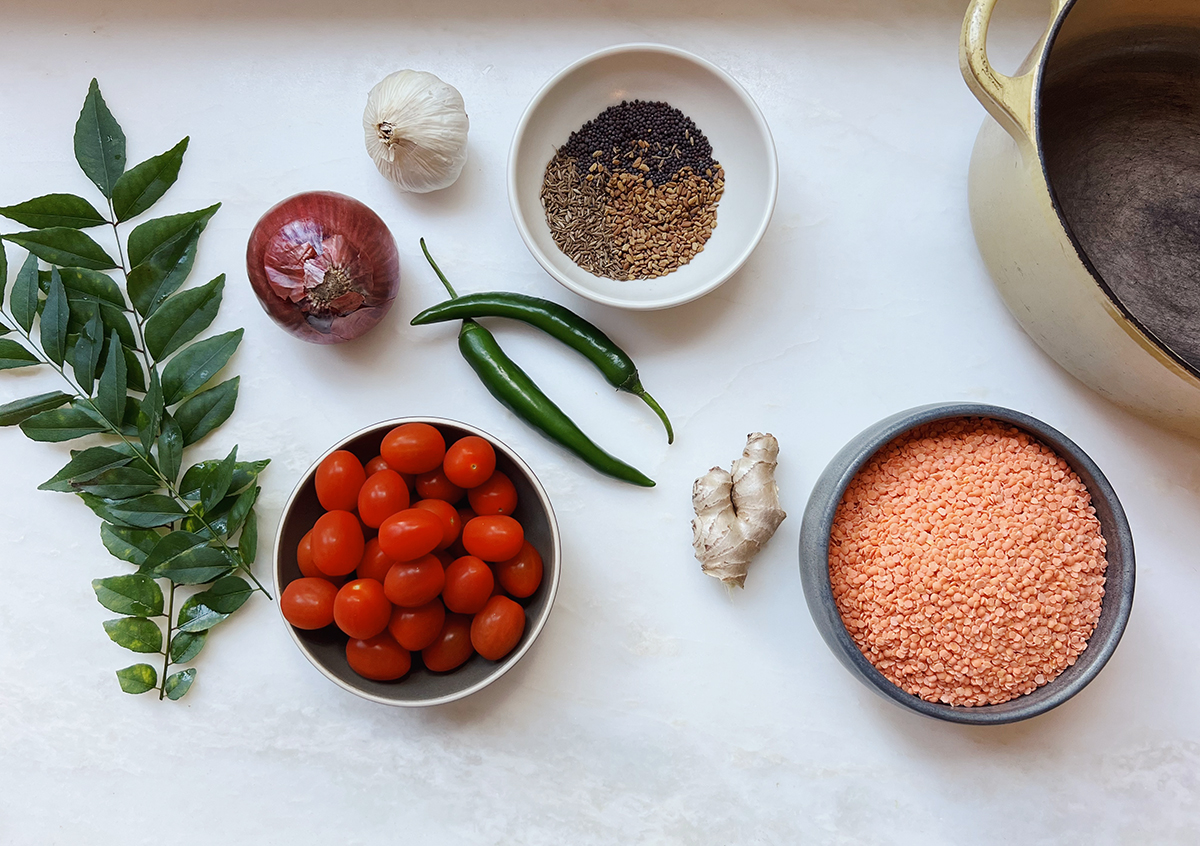 Our goto Easy Dinner Rice with Dahl Courtney Adamo